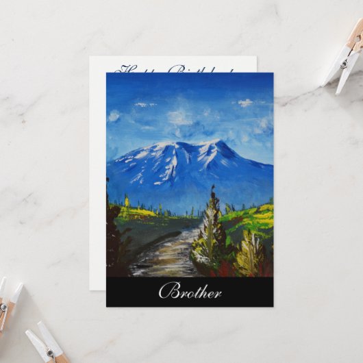 Brother Card Karte (Vorderseite/Rückseite Beispiel)