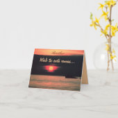 Brother Card Karte (Gelbe Blume)