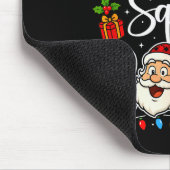 Brother Christmas Crew 2026 Leopard Funny Santa Fa Mousepad (Ecke)