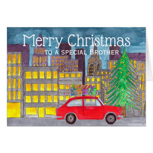 Brother Christmas in the City Customizable (Vorderseite (Horizontal))