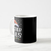 Brother Claus Xmas Lights Christmas Pajama Matchin Kaffeetasse (Vorderseite Links)