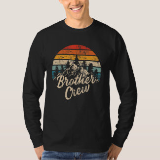 Brother Crew Camping Outdoor Sunset Summer Camp T-Shirt