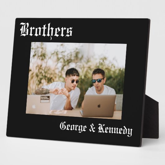 Brother Custom Foto Keepake Geschenk Brother Scrip Fotoplatte (Seite)