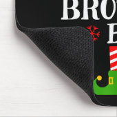 Brother Elf Funny Matching Family Group Christmas  Mousepad (Ecke)