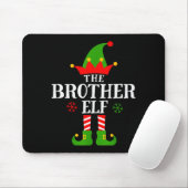 Brother Elf Funny Matching Family Group Christmas  Mousepad (Mit Mouse)