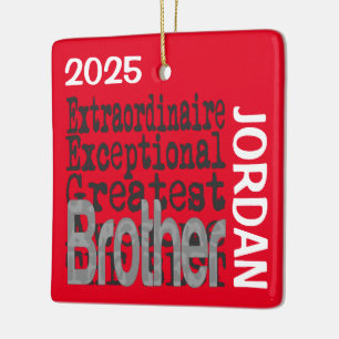 Brother Extraordinaire CUSTOM Keramikornament