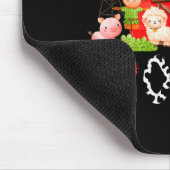 Brother Farm Cow Birthday Boy Matching Family Matc Mousepad (Ecke)