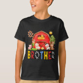 Brother Farm Cow Birthday Boy Matching Family Matc T-Shirt (Vorderseite)