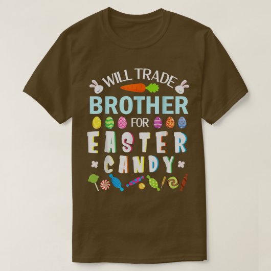 Brother for Candy Oaster Buny Rabbit Niedlich farb T-Shirt (Design vorne)