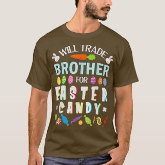 Brother for Candy Oaster Buny Rabbit Niedlich farb T-Shirt