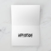 Brother Funny Birthday Card Karte (Innenseite)