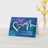 Brother Future Doctor’ Day - Herzlichen Dank Karte (Gelbe Blume)