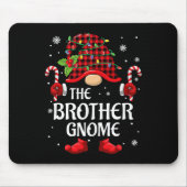 Brother Gnome Matching Christmas Pjs For Family Mousepad (Vorne)