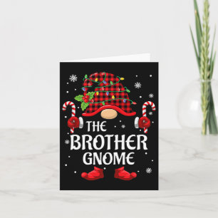Brother Gnome - Weihnachtsjets für Familien Karte