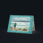 BROTHER Happy Birthday - Menschen und Ozeanwellen Karte<br><div class="desc">Diese Karte mit einem Mann, der auf die Ozeanwellen schaut, ist eine Geburtstagskarte mit einem optimistischen und inspirierenden Thema. Inside text ist völlig anpassbar. Um mehr von diesem Design zu sehen, tippen Sie ein, oder schneiden Sie das Suchfeld von Zazzle ein, und fügen Sie es ein: Jaclinart Geburtstag Mensch Ozeanwelle...</div>
