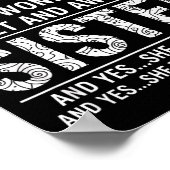 Brother I'm A Proud Brother Of A Wonderful Sweet A Poster (Ecke)