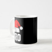 Brother Lil Bro Santa Hat Christmas Little Brother Kaffeetasse (Vorderseite Links)