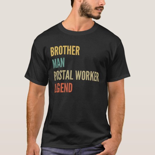 Brother Man Postal Worker Legend T-Shirt (Vorderseite)