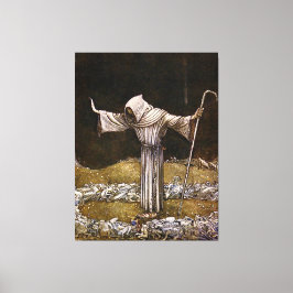 "Brother Martin" Watercolor von John Bauer Leinwanddruck