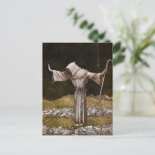 "Brother Martin" Watercolor von John Bauer Postkarte (Stehend Vorderseite)