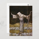 "Brother Martin" Watercolor von John Bauer Postkarte (Vorne/Hinten)