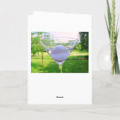 Brother Martini Golf Ball Geburtstag Karte (Rückseite)