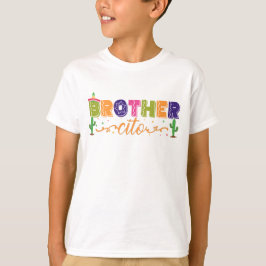 Brother Matching 1. Geburtstag Fiesta Party T-Shirt
