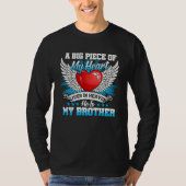 Brother My Angel In Memory Of Brother In Heaven T-Shirt (Vorderseite)