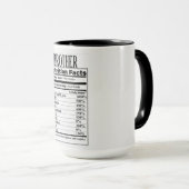 Brother Nutrition Fakten Tasse (VorderseiteRechts)