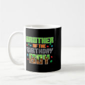 Brother Of Birthday Boy Xel Gamer Bday Party Boys Kaffeetasse (Links)