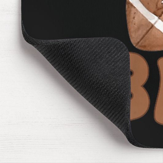 Brother Of The 1 Year Old Football First Birthday Mousepad (Ecke)
