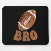 Brother Of The 1 Year Old Football First Birthday Mousepad (Vorne)