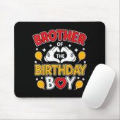Brother Of The Birthday Boy For Matching Family Pa Mousepad (Mit Mouse)