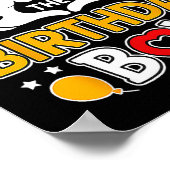 Brother Of The Birthday Boy For Matching Family Pa Poster (Ecke)