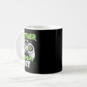 Brother Of The Birthday Boy Matching Video Game Bi Kaffeetasse (Vorderseite Links)
