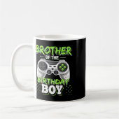 Brother Of The Birthday Boy Matching Video Game Bi Kaffeetasse (Links)