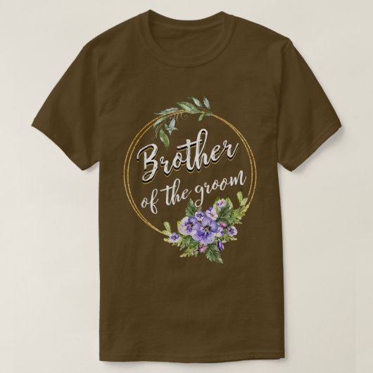 Brother Of The Groom Wedding Bachelor Party Brothe T-Shirt (Design vorne)