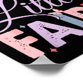 Brother Of The Little Fairy Birthday Girl Family M Poster (Ecke)