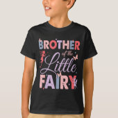 Brother Of The Little Fairy Birthday Girl Family M T-Shirt (Vorderseite)
