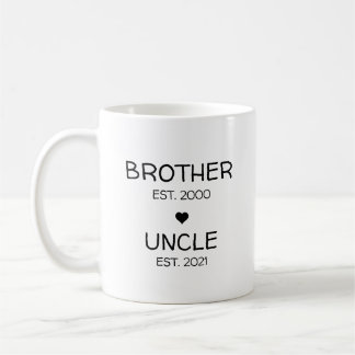 Brother Oncle Pregnancy Announcement Baby Reveal Kaffeetasse