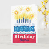 Brother Patriotic Geburtstagskarte Karte (Gelbe Blume)