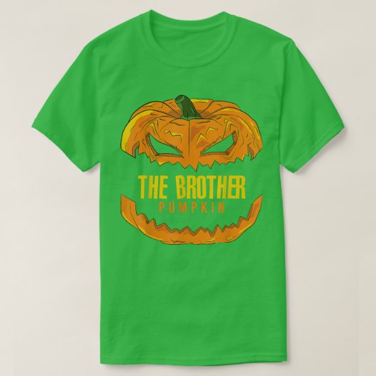 Brother Pumpkin Matching Family Group Halloween Pa T-Shirt (Design vorne)
