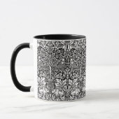 Brother Rabbit Black Pattern William Morris Tasse (Links)