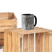 Brother Rabbit Black Pattern William Morris Tasse