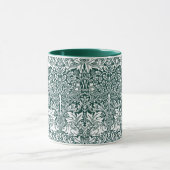 Brother Rabbit Green Pattern William Morris Tasse (Zentrum)