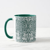 Brother Rabbit Green Pattern William Morris Tasse (Links)