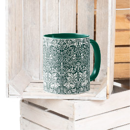 Brother Rabbit Green Pattern William Morris Tasse
