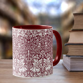 Brother Rabbit Maroon Pattern William Morris Tasse