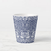 Brother Rabbit Navy Blue Pattern William Morris Milchtasse (Vorderseite)