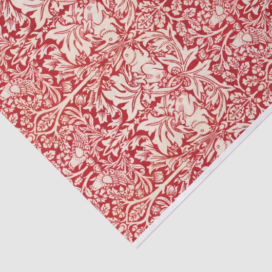 Brother Rabbit von William Morris Seidenpapier (Ausschnitt)